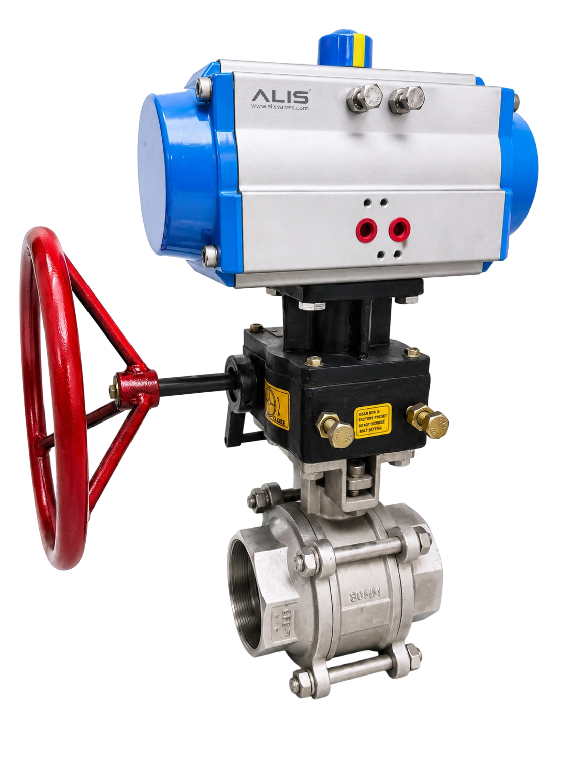 Pneumatic Wafer Type Butterfly Valve