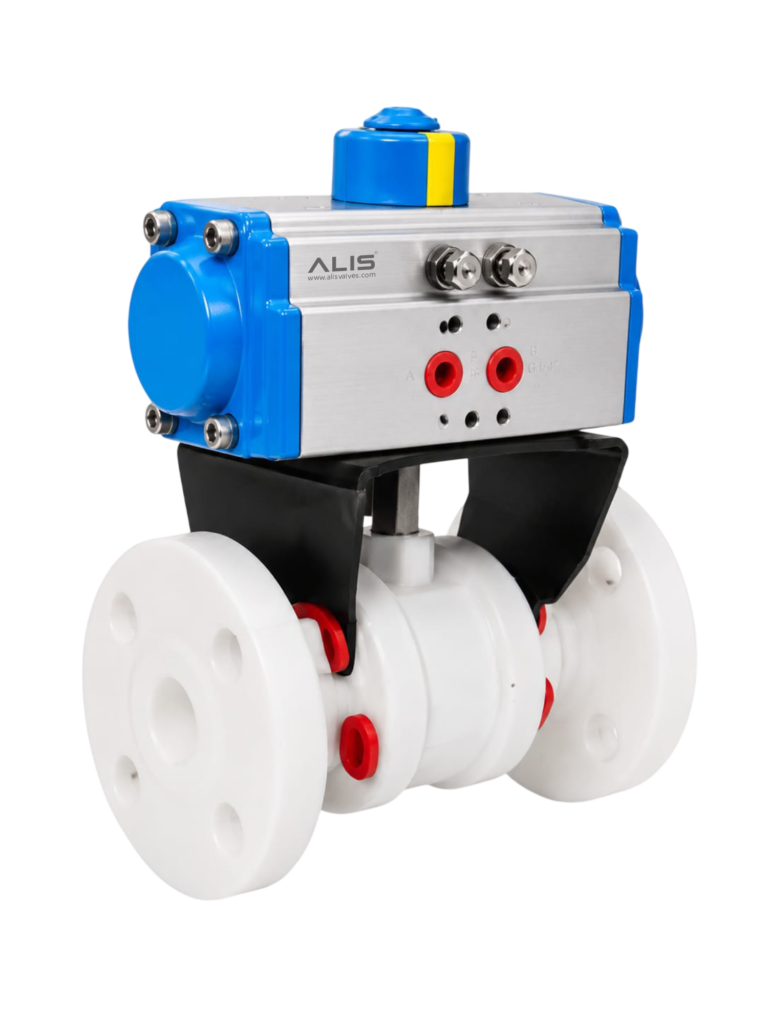 Pneumatic Polypropylene Ball Valve
