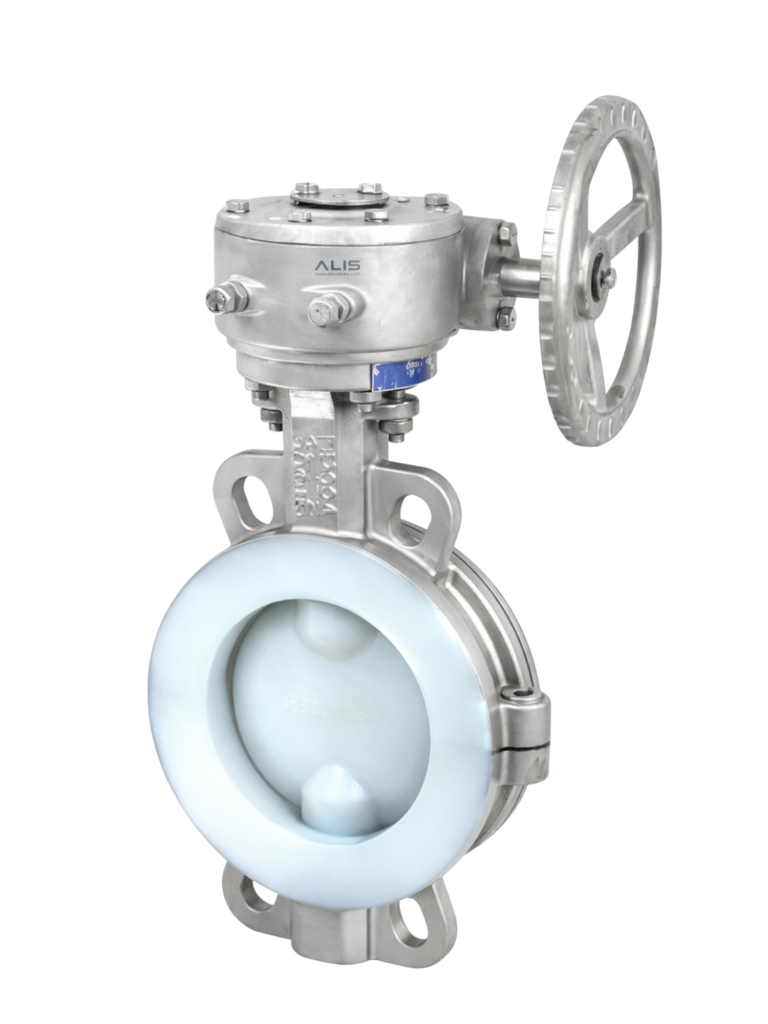 Gear Operated PTFE Lined Butterfly Valve